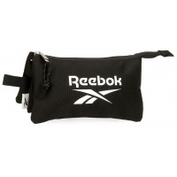 Penar Reebok Boston 3 compartimente negru 22x12x5 cm