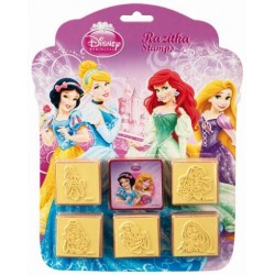 Set creativ 5 stampile din lemn Princess