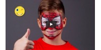 Cum sa faci un machiaj de super erou (Spiderman) cu ajutorul vopselei de pictat pe fata Jovi